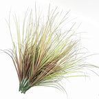 Artificial Wheat Grass Plants, Fake Greenery Plastic Plant Faux Onion Stems Flower Shrubs Weed Decor for Indoor Room Home Office Outdoor Garden Porch Wedding Party DIY Wreath Decoration Purple 16 Pack