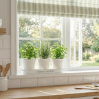 PERFNIQUE Indoor Herb Garden, Herb Planter for Indoor/Outdoor, Farmhouse Plant Pots, Windowsill Herb Garden with Tray(Planter only) Window Pots