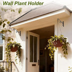 2 Pack Plant Hangers, Metal Plant Hooks for Wall, Plant Hanger Hook, Indoor/Outdoor Hanging Brackets, Hanging Basket Hooks
