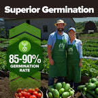 HOME GROWN 25 Variety Survival Seed Vault 12,000+ Heirloom Non-GMO Vegetable Seeds for Planting, High Germination, Family Garden Starter Kit, Tomatoes, Peppers, Carrots, Beans, Kale, Indoor Outdoor