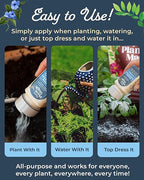 Organic Plant Magic - Truly Organic™ Easy to Use Soluble Plant Food Shaker: All-Purpose Fertilizer Concentrate for All Flower Vegetable Herb Fruit Tree Indoor Garden & House Plants [Four 3 oz Shaker]