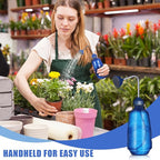Watering Can 450ML,Succulent Watering Bottle Plant Flower Squeeze Bottle Plastic Bend Mouth Safety Wash Bottle 2 In 1 Spray Head Functionality