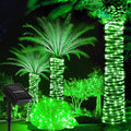 LairtPOW Solar Rope Light Waterproof 39FT 100LEDs Outdoor IP65 Solar String Lights for Easter Outside Party Garden Yard Home Wedding Christmas Halloween Holiday St. Patrick's Day Tree Lighting(Green)