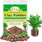Halatool 6LB Expanded Clay Pebbles for Plants 4mm-16mm Hydro Balls for Aquarium Indoor Potted Plants Premium Hydroponic Growing Media Clay Balls for Hydroponics Aquaponics