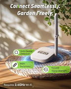 RAINPOINT WiFi Water Hose Timer with Brass Inlet&Outlet, Smart Sprinkler Timer for Watering with Gateway, WiFi Watering System for Garden, Automatic Irrigation System for Lawns and Yard