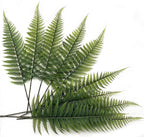 PASYOU Artificial Foliage Plants, Fake Plastic Grass Faux Shrubs Simulation Fern Leaf Real Decoration for Indoor Outdoor Home Decor Garden Party Balcony Patio Planter Filler DIY - Ferns Leaves 10 Pcs