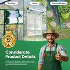 Quictent Essential Walk-in Greenhouse for Outdoors, 56x56x77 inch Portable 3-Tier 4-Shelf Garden Hot House Kit with Plastic Cover for Winter Seed Starting Plant Protection Backyard Patio, Clear