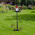 DYRABREST Post Hole Digger Electric 1500W Digging Dril for setting of fence posts, trees, shrubs
