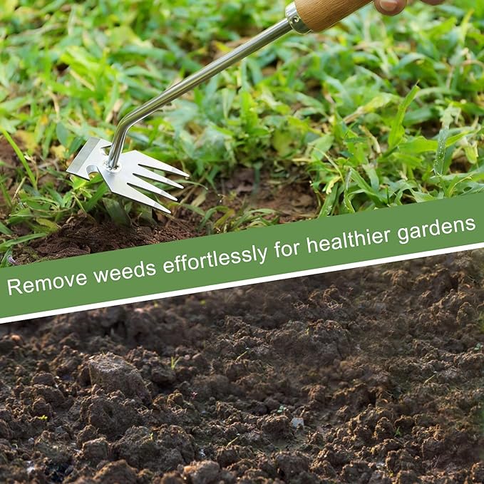 Weed Puller Tool, Weed Pulling Tool, Weeding Tools, Garden Tools, Weed Remover Tool, Stainless Steel, Anti-Detachment, Gardening Essentials, Gardening Hand Tools for Backyard Planting Weeding