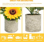COCOBOO Sunflower Artificial Flowers Pot, Sunflower Decor, Yellow Fake Flower in Pots, for Home Bathroom Kitchen