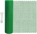 16.4 FT x 15.7 in Roll Mesh Fence, Versatile Green Plastic Fencing & Netting, Cuttable Animal Wire Mesh Fence, Durable Tree Trunk Protector, Suitable for Cat Dog Rabbit Barrier and Plant Protectors