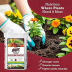 Brut Organic Worm Castings for Plants 12 LB – Natural Nutrients, Fertility Builder, Plant Food for Potting Soil and Garden Soil – Indoor and Outdoor Use