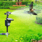 [2025 Upgraded] Yardeen Solar Motion Sensor Sprinkler, Adjustable Garden Water Sprayer with Stake. Day and Night Mode can be Selected