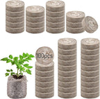Legigo 100 Pcs 36mm Seed Starter Peat Pellets for Seedlings- Compressed Seed Starter Pods Seed Starting Pellets Plugs Soil Peat Pods for Starting Seeds, Garden Planting Herb Flower Vegetables