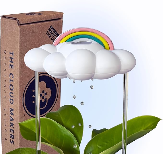 Original Dripping Rain Cloud with Pastel Rainbow Charm