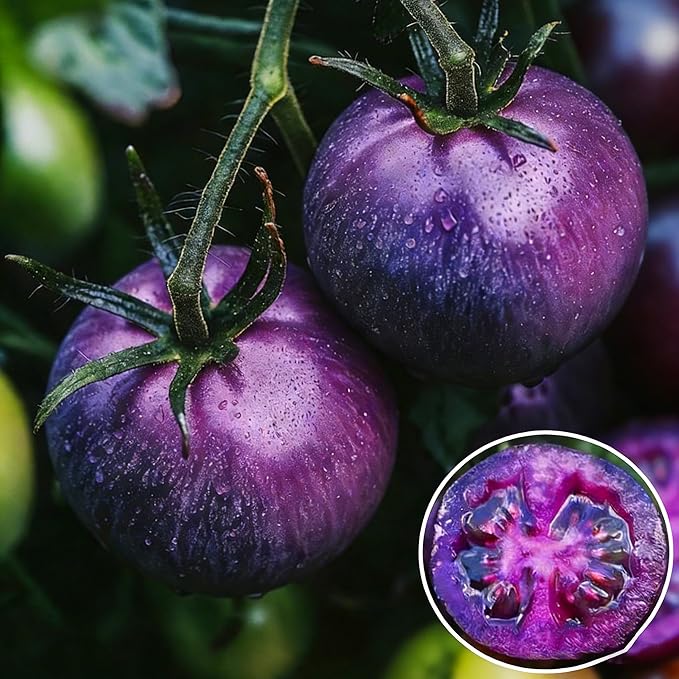 Dwarf Cherokee Tomato Seeds for Planting, 280+pcs Organic Tomato Vegetable Seeds Plants, Non-GMO Heirloom Vegetables Plants Fresh Food Home Garden for Outdoors Indoors