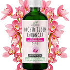 GARDENWISE 0-3-2 Giant Bloom: Orchid Bloom Enhancer - Orchid Bloom Booster - Orchid Food Fertilizer Concentrate - Chelated Nutrients for Healthy Flower & Reblooms (8 OZ)