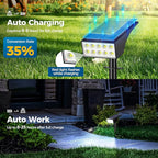 WENATY 12Pack Solar Spot Lights Outdoor, Solar Lights Outdoor Waterproof with 4 Light Mode 2-in-1 Landscape Spotlights Solar Powered Yard Garden Outside Flood Light for House Pathway Tree (Cool White)