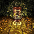 Solar Lanterns Outdoor Waterproof Gifts for Women Grandma Gifts for Mom Hummingbird Garden Decor Solar Hanging Lantern Metal for Patio Yard Festival Pathway Landscape