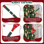 Christmas Tree Watering Funnel-39 Inch Adjustable 3-Section Long Funnel Spout Funnel Watering System Xmas Plant Watering Tool for Large Indoor Outdoor Plants