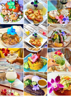 Miami Fresh Orchid Loose Bloom PERISHABLE flowers OrchidClub USA Sunne Tropical DIY lei, food & drink decoration (100 PURPLE)