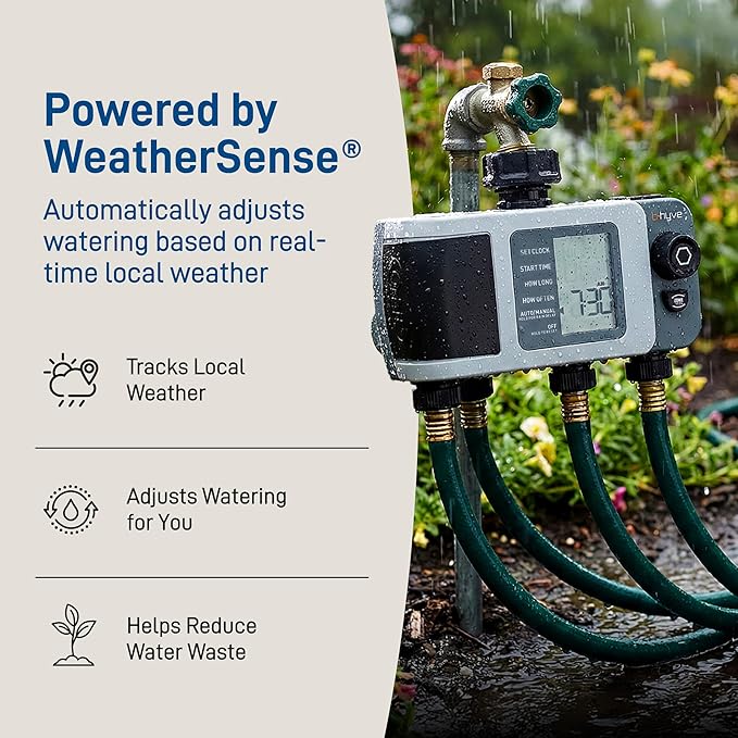 Orbit 24639 B-hyve XD 4-Port Smart Hose Watering Timer with Wi-Fi Hub