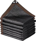 winemana Black Shade Cloth 50%, 30x50 FT Mesh Tarp - Garden Shade for Greenhouse, Patio, Vegetables, Plants Cover and Chicken Coops, Sun Shade Net for Outdoor Protection with Reinforced Grommets
