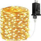 Extra Long 99Ft 300 LED Fairy Lights Plug in, Waterproof String Lights Outdoor & Indoor 8 Modes with Timer, Twinkle Light for Girl's Room Garden Birthday Halloween Christmas Decorations (Warm White)
