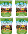 Espoma Organic Potting Soil Mix - All Natural Potting Mix For All Indoor & Outdoor Containers Including Herbs & Vegetables. For Organic Gardening, 8qt. bag. (Pack of 4)