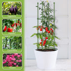 joyhalo 2 Pack Tomato Cage for Garden, Up to 59 Inch Heavy-Duty Tomato Trellis, Height Adjustable Garden Trellis for Climbing Plants Vegetables Flowers Cucumber Peony