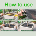 8 PCS 11.8 Inch Plant Pot Grids Cuttable Plant Pot Soil Covers Protectors from Animals Indoor Plant Protection Keep Dogs Cats Out