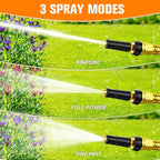 Metal Garden Hose 25 FT - 304 Stainless Steel Water Hose 25 FT - Expandable Short Flexible Garden Hose,no Kink Explosion, no Bite