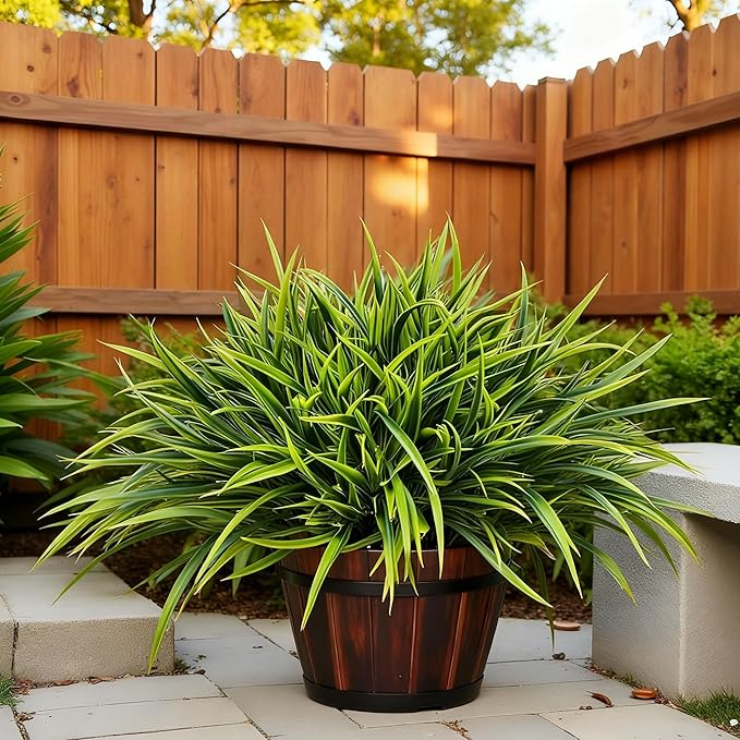 12 Bundles Artificial Outdoor Plants UV Resistant Fake Grass Plants Faux Plastic Greenery Shrubs for Home Garden Pathway Window Box Front Porch Spring Summer Decor, Green