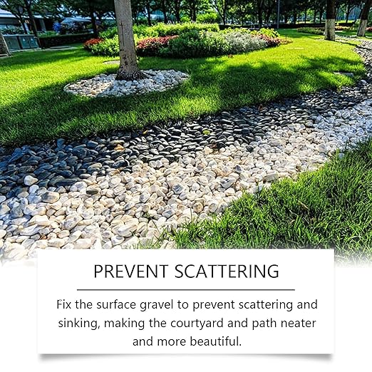 Spray-On Rock & Mulch Binder, Mulch & Rock Glue for Landscape, for Rocks, Gravel, Bark & Mulch - Weather-Resistant, Non-Toxic, Plant & Pet Safe Garden Binder (1pc)
