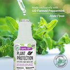 Mighty Mint Peppermint Oil Plant Protection Spray – Insect & Pest Control for Gnats, Spider Mites & Aphids – Plant-Based, Easy-to-Use - 16 oz