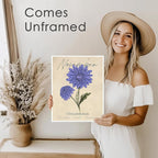 November Birth Flower Art Print - 11x14 (Unframed) | Capturing the Splendor of the November Birth Flower | Decor Accent for Birthdays and Special Occasions | Living Room Decor | Modern Home Decor