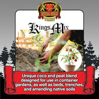Royal Gold Kings Mix Versatile All Purpose Growing Medium, 1.76 Cubic Foot - for Healthy Root Development, Ensures Quick Drying and Accepts Immediate Plant Feeding