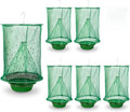 6 Pack Ranch Fly Trap Hanging, Fly Traps Outdoor Fly Catcher Killer Hunter Cage Control, Farm Horse Stable Fly Trap for Orchard, Barn, Garden