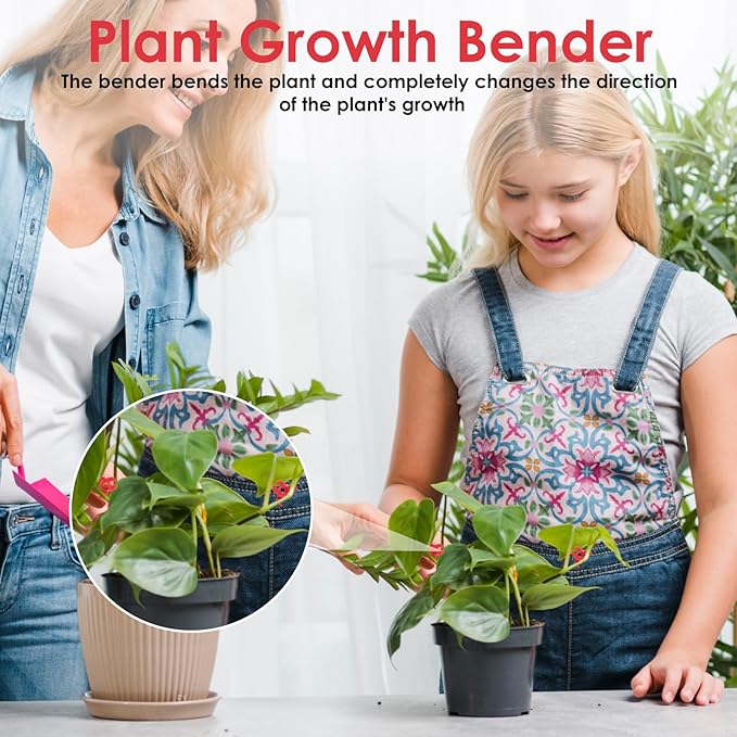 50 Pcs Plant Training Clips, Adjustable Low-Stress Training Plant Clips, Reusable 90-Degree Bendies Folder to Bend for Tomatoes Cucumbers Beans Climbing Plants in Indoor Outdoor Gardens (Red)