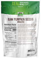 NOW Foods, Pumpkin Seeds, Raw and Unsalted, Essential Fatty Acids, Rich in Iron, Excellent Source of Protein, Certified Non-GMO, 1-Pound (Packaging May Vary) (Pack of 2)