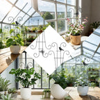 4 Pcs Butterfly Trellis for Potted Plants Indoor, 14.6 inch Small Garden Metal Trellis for Climbing Plants Outdoor, Stackable Pothos Plant Climber Support for Hoya Vine Ivy Flower Plant Support