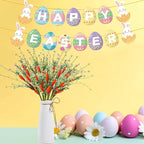Easter Decorations 12 PCS Artificial Easter Stems with Carrots and Colorful Berries Easter Picks Berry Stems for Living Room Centerpieces Home Vase Decor and Easter Celebrations