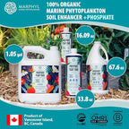 MARPHYL Organic Liquid Phosphate Soil Enhancer – Phosphorus Fertilizer for Root Development & Bloom Support, Ideal for Garden Flowers, Vegetables, Succulents & Hydroponics