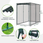 Ohuhu Crop Cages for Garden Plant:6.6x3.9x5.3 Ft Plant Protection Tent with Zippered Door, Raised Bed Cover, Garden Bed Cover with Frame, Wind-Resistant Plant Cages for Outdoor Plants