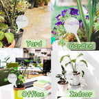 12 PCS Large Plastic Self-Watering Bulbs,Clear Watering Globes,Plant Watering Globes for Plants,Graden,Flowers Flowerpot
