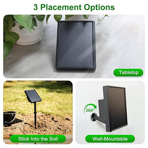Display and Solar 2 in 1 Automatic Watering System for 15 Pots Plants, Anti-Siphoning Watering Drip Irrigation System Device Kit, Smart Timer & Manual for Indoor Garden Farm Greenhouse Balcony & Patio