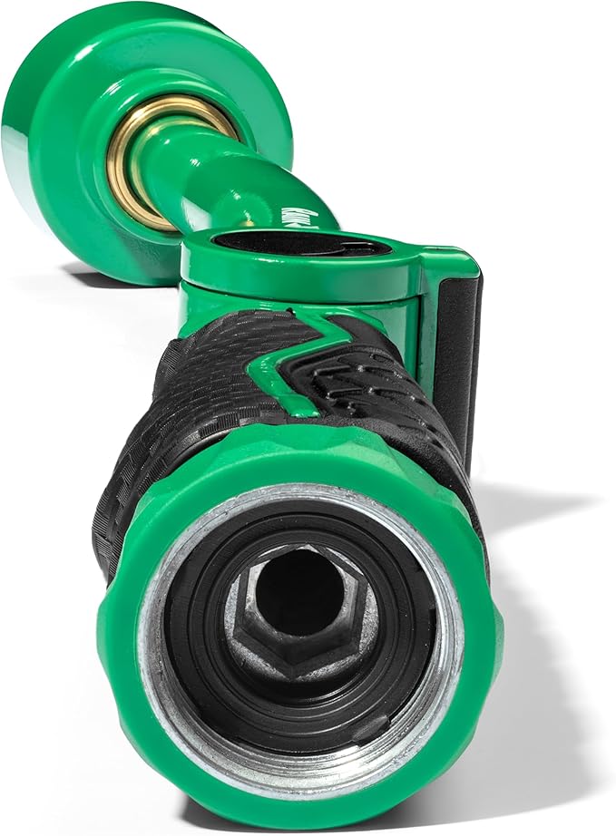 Rain Bird TCNZLWAND16 16" Watering Wand Garden Hose Nozzle, Thumb Control, Carbon Fiber Texture, Shower Spray Pattern