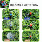 250ft Drip Irrigation Kit, Quick-Connect Plant Watering System for Greenhouse, Automatic Sprinkler System for Yard,Garden Watering Misting with Irrigation Tubing Adjustable Emitter Ground Stake