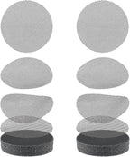 Bonsai Mesh for Plant Pot Drainage Screen 2 Inch, 100 Pcs Plastic Round Flower Pot Hole Mesh Screen Cover Pad, Planter Bottom Drainage Inserts Grid Mat for Potted Succulent