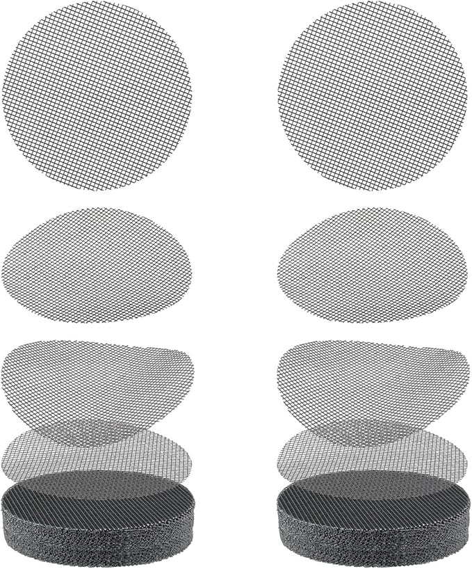 Bonsai Mesh for Plant Pot Drainage Screen 2 Inch, 100 Pcs Plastic Round Flower Pot Hole Mesh Screen Cover Pad, Planter Bottom Drainage Inserts Grid Mat for Potted Succulent